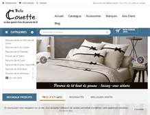 Tablet Screenshot of bellecouette.com